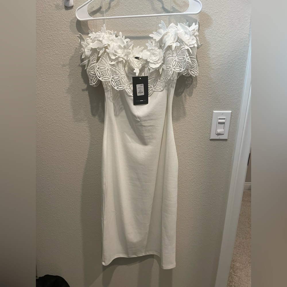Fashion nova white dress